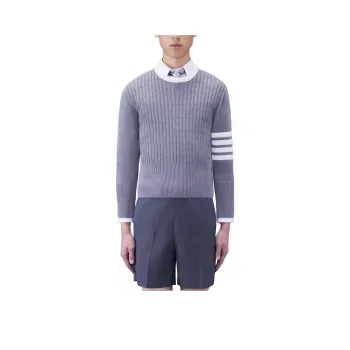 THOM BROWNE Four Bars Knitted Jumper
