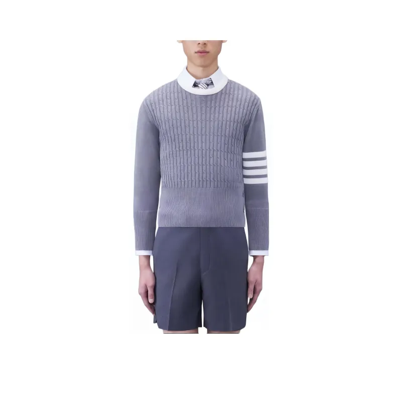 THOM BROWNE Four Bars Knitted Jumper-0
