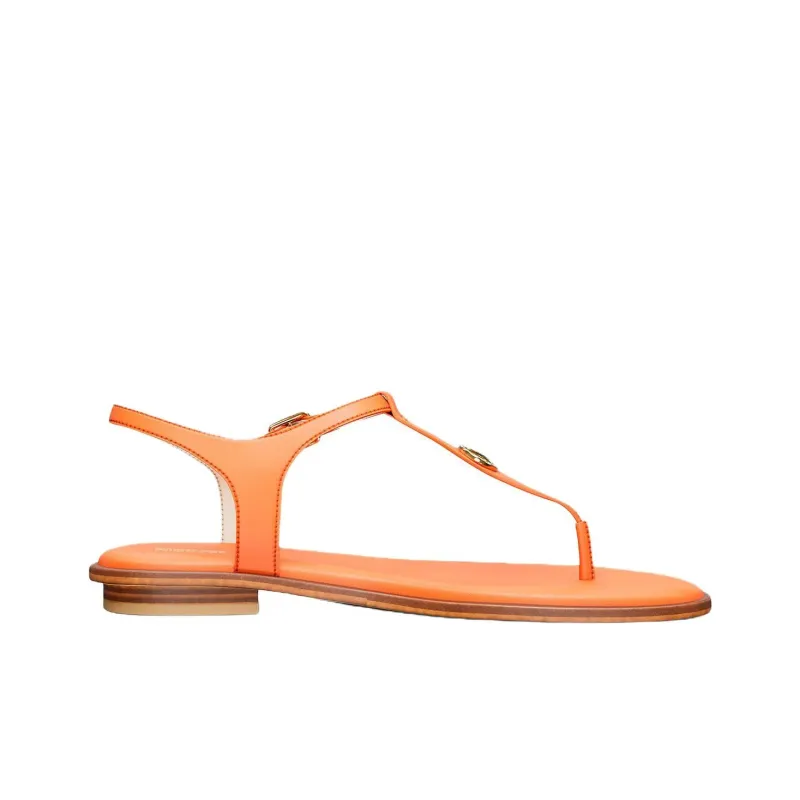 MICHAEL KORS Mallory One Strap Sandals Women's Orange-1