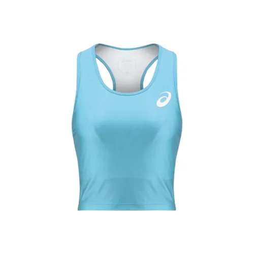 Asics Tank Tops Women's Blue