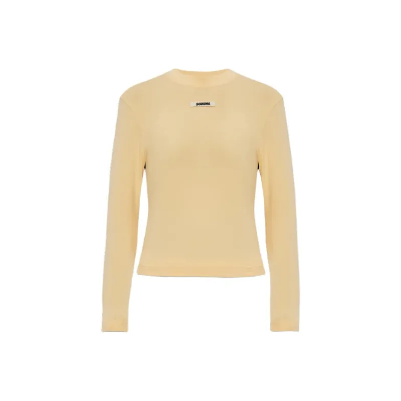 Jacquemus Logo Patch Long Sleeve Top-0