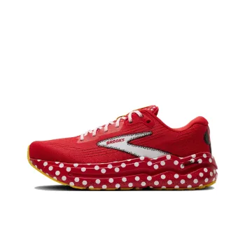 Disney x Brooks Ghost Max 2 Cushioning, Wear Resistant Low Top Casual Running Shoes Women's Red