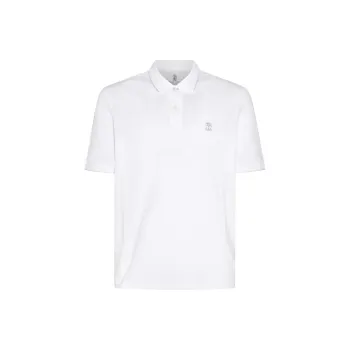 Brunello Cucinelli Polo Shirt Men's White