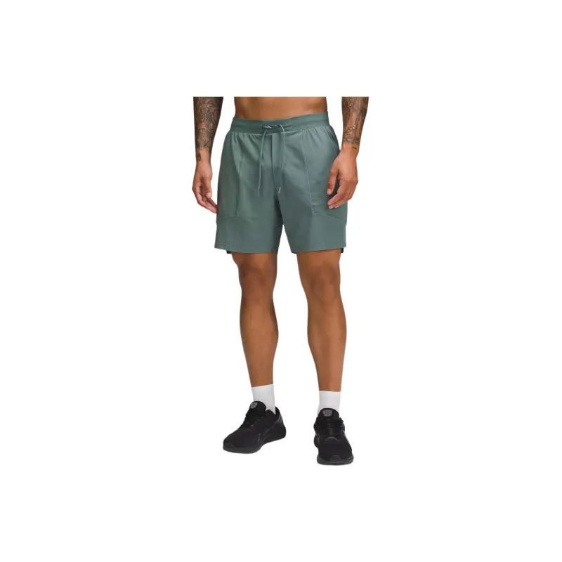Lululemon License To Train Collection Sports Shorts Men-4