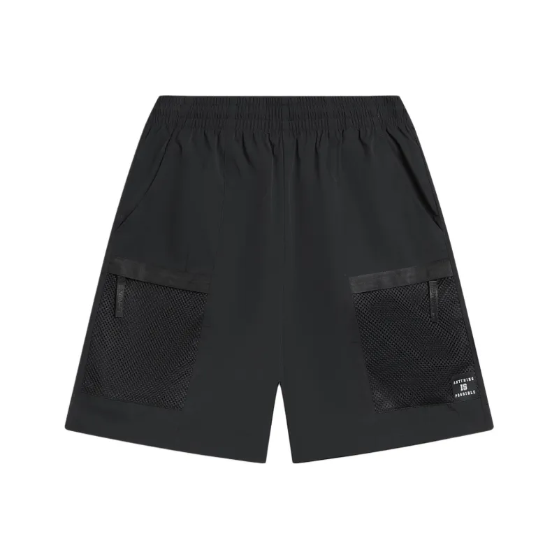 LiNing Weekend Youth Sports Fashion Collection Sports Shorts Men's Black-0