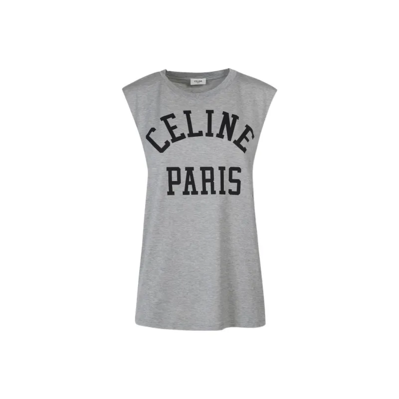 CELINE T Shirts Women's Gray-0