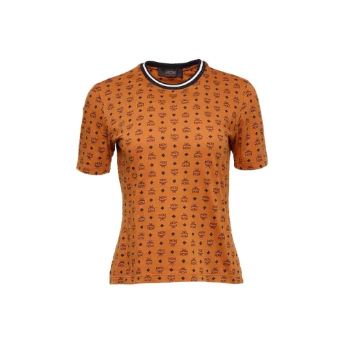 MCM T-Shirts Women's Brown