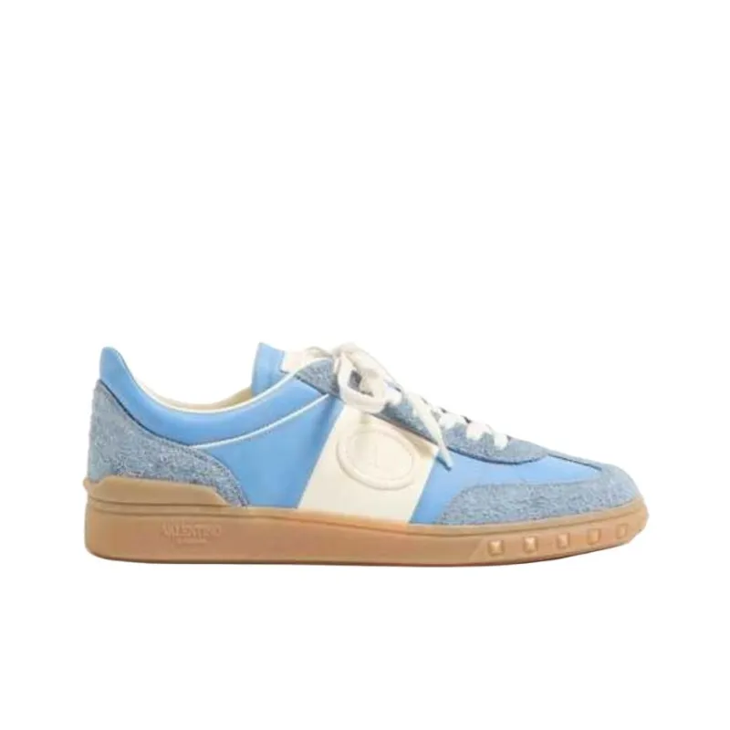 Valentino Upvillage Low Top Skateboard Shoes Men's Light Blue-1