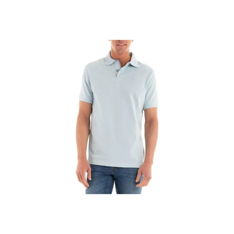 BARBOUR Polo Shirt Men's Light Blue-0