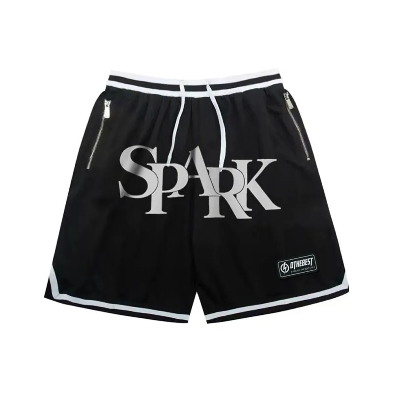 MIRACLE KILL x SPARK INFINITE Casual Shorts Unisex Black-0