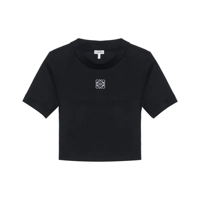 LOEWE Cropped Top 'Black'-0