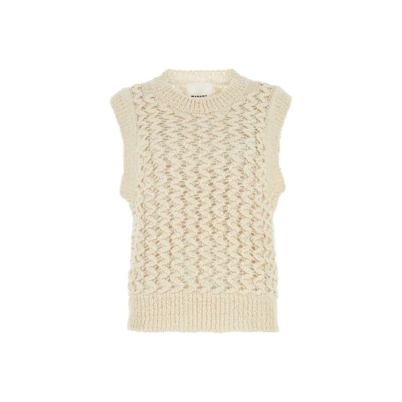 ISABEL MARANT Crewneck Knitted Vest-0