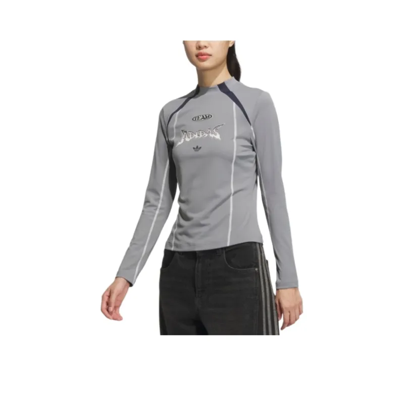 Adidas Originals T-Shirt Women's Gray-0