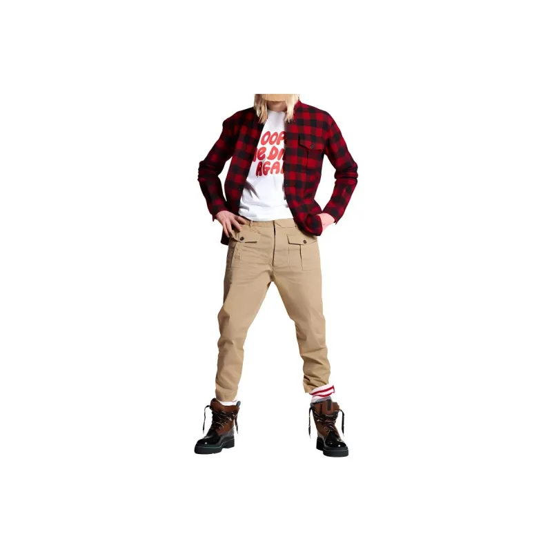 DSQUARED 2 Slim Cut Tapered Cargo Pants-0