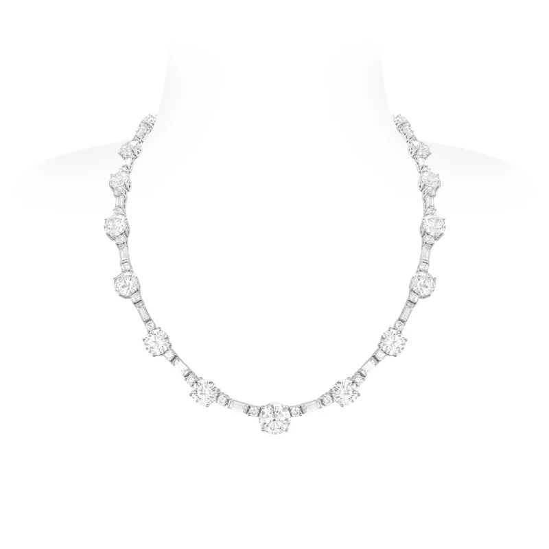 GAONAS Pendant Chain All 925 Sterling Silver With Synthetic Zircon Necklaces Women's-0
