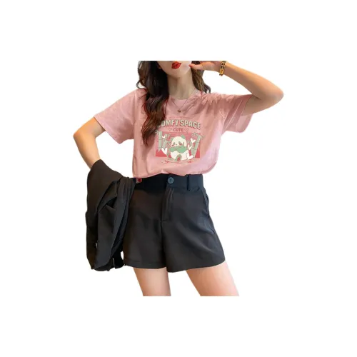 Tonlion T Shirt Women's Greenhouse Pink