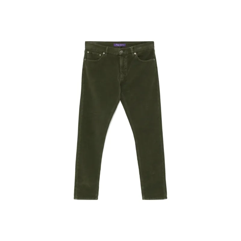 Ralph Lauren Purple Label Mid Rise Felted Trousers-0