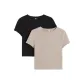 2 Pack (Light Taupe+Black)