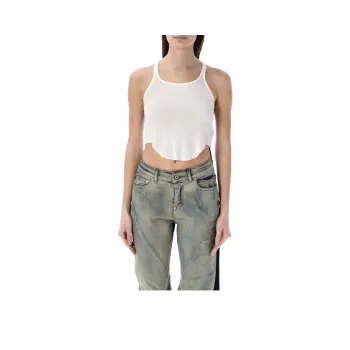 Rick Owens DRKSHDW Basic Cropped Tank Top