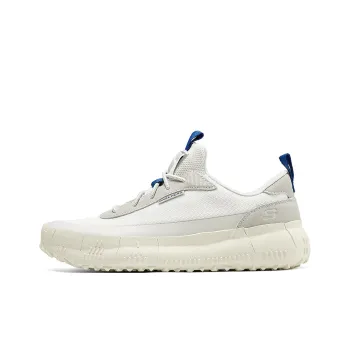 Skechers SKECHERS MENS USA Anti Slip Wear Resistant Low Top Casual Shoes Men's White