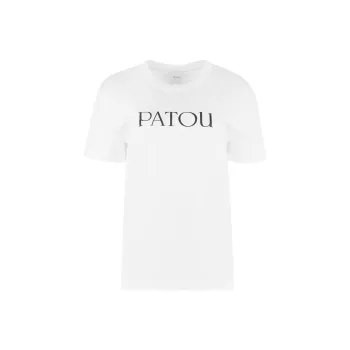 Patou Logo Print Crewneck T Shirt
