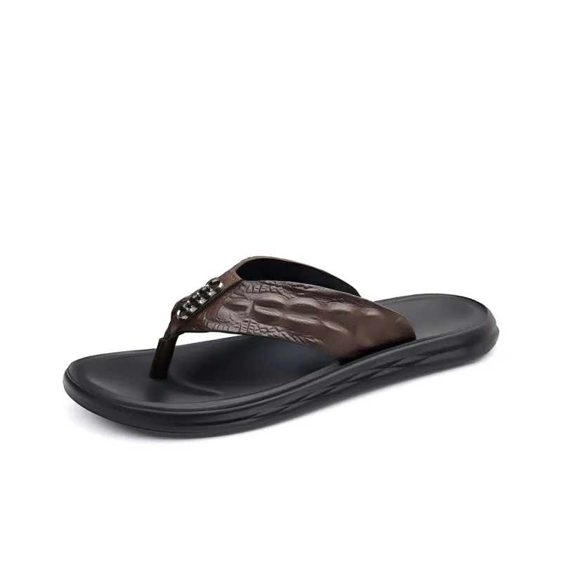 Shiozawa Stitching Flip Flops Men's-5