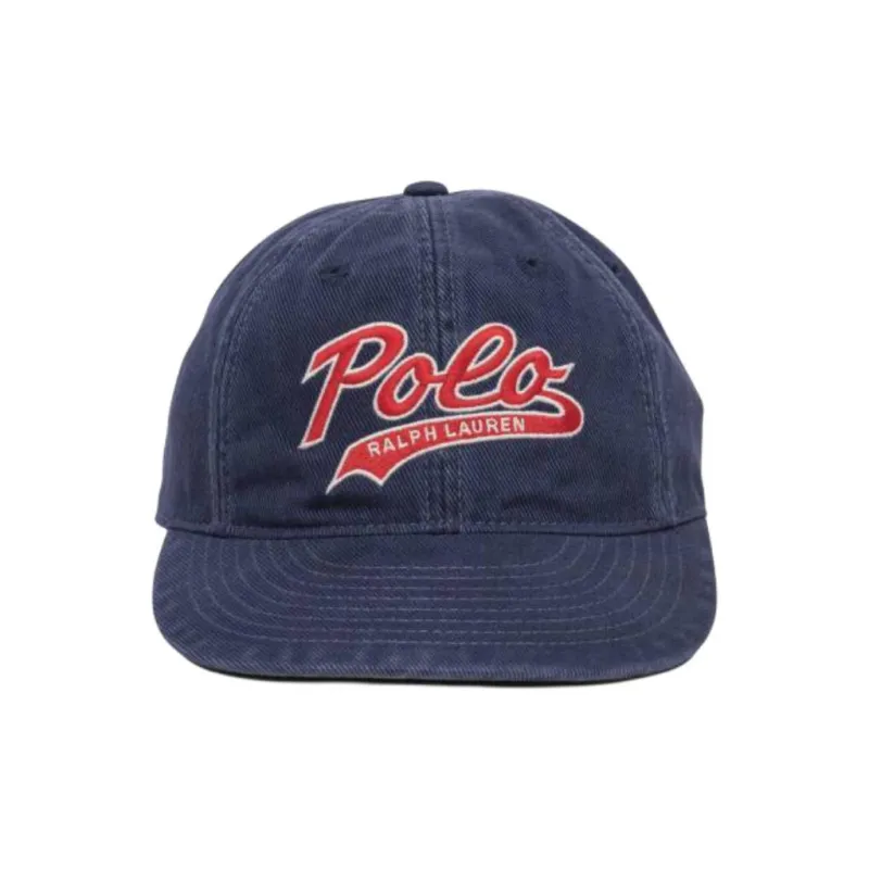Polo Ralph Lauren Polo Script Flat Peak Baseball Cap-0
