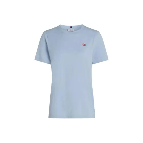 tommy high Hilfiger T Shirt Women's Light Blue