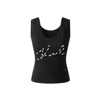 KARL LAGERFELD SS24 Tank Top Women's Black