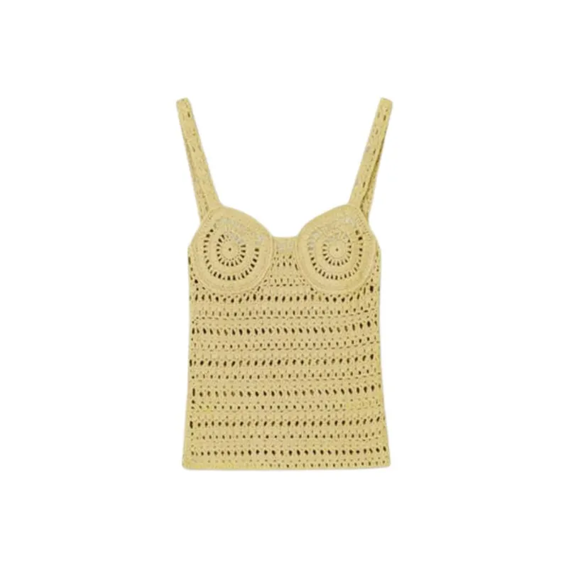 NANUSHKA Tank Tops Women's Beige-0