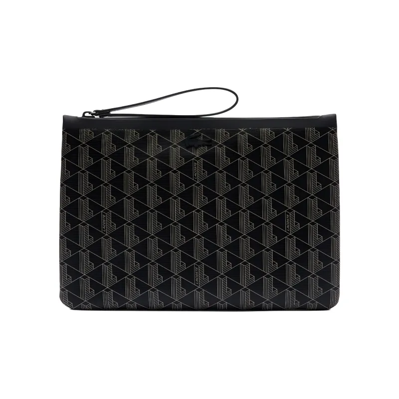 LACOSTE Cotton Clutch Women's Black-2