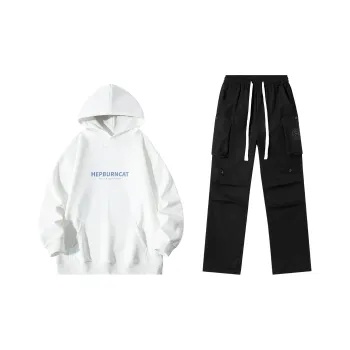 Hepburn Cat Sweatshirt Sets Unisex