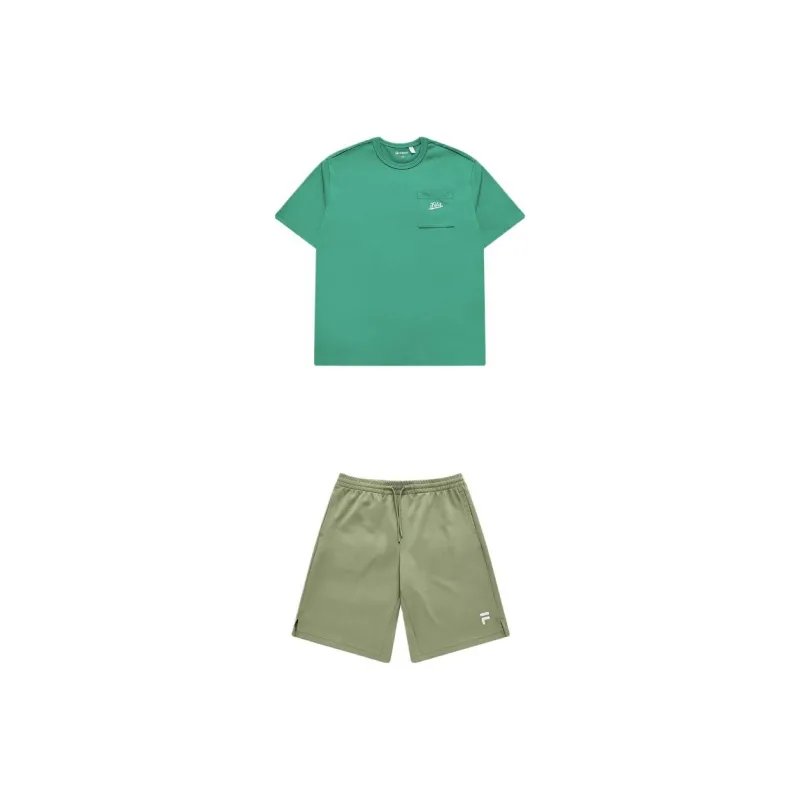FILA FUSION Casual Sportswear Men's Imperial Green + Luxuriant Green-0