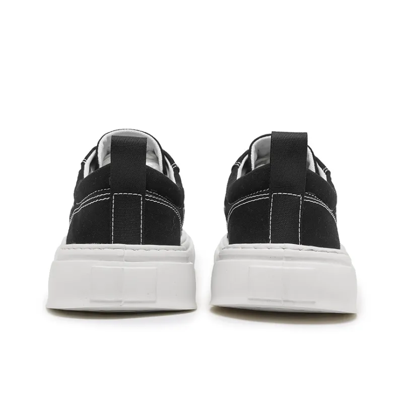 X ZONE Lightweight Height Increasing Low Top Canvas Shoes Men's-4