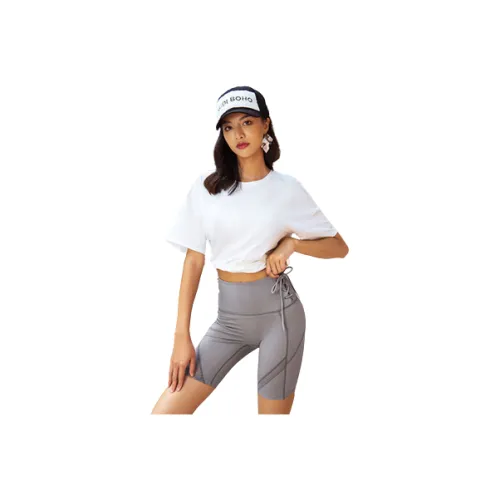 GIDI BOHO T-Shirts Women's Cream White
