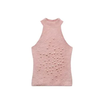 ZARA Tank Tops Women's Pink