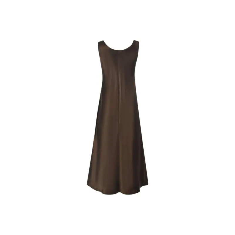 MaxMara Leisure Talete Satin Sleeveless Dress-2