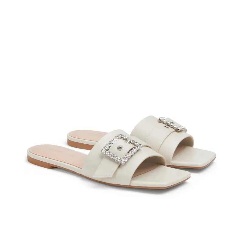 CHARLES&KEITH Composite Sole Slide Slippers 1.5cm Women's-1