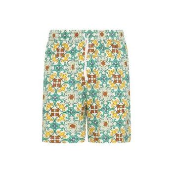 DROLE DE MONSIEUR Floral Printed Drawstring Shorts