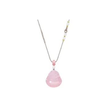 JUNWEN Chalcedony Necklaces Women's