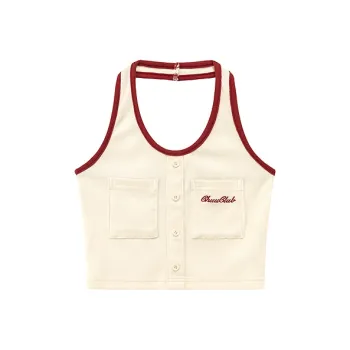 CHUU Tank Tops Women's White Apricot
