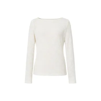 Hopeshow T Shirts Women's Ecru 004