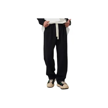 SONGS ALONG Casual Pants Unisex Black