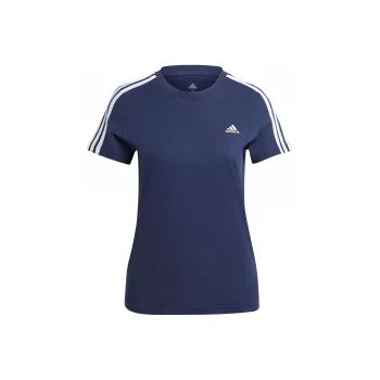 Adidas Essentials Slim 3-Stripes T-Shirt T-Shirt Women's Dark Blue