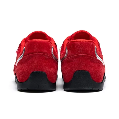 FAIRWHALE Low Top Casual Shoes Unisex Race Red-4