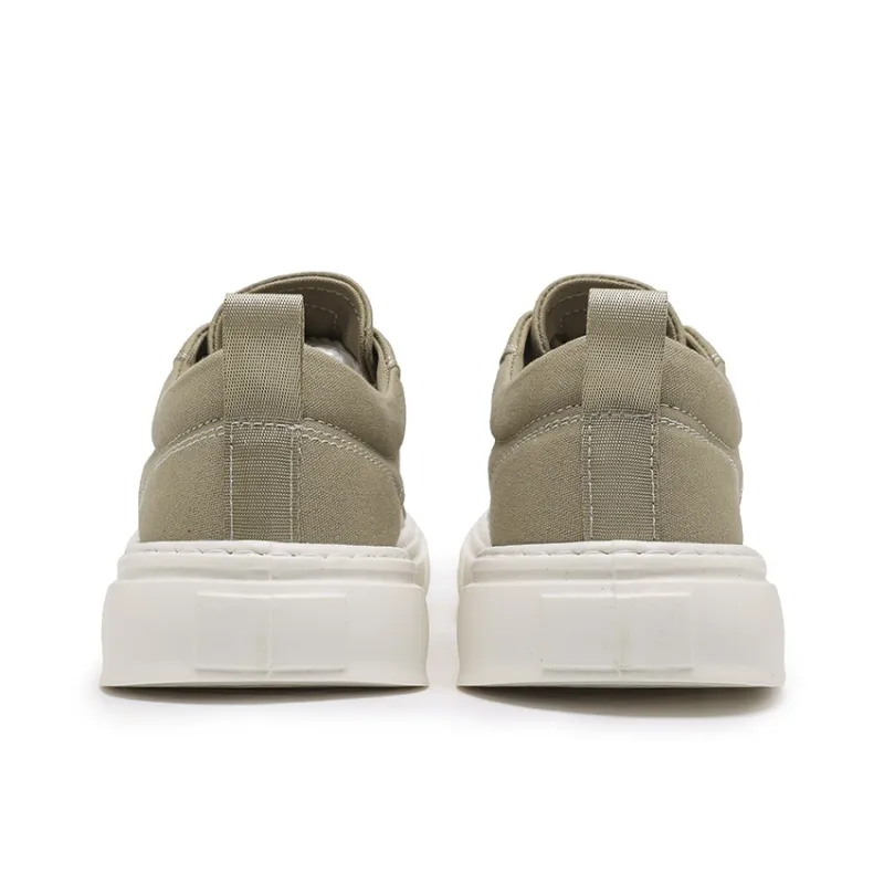 X ZONE Lightweight Height Increasing Low Top Canvas Shoes Men's-10