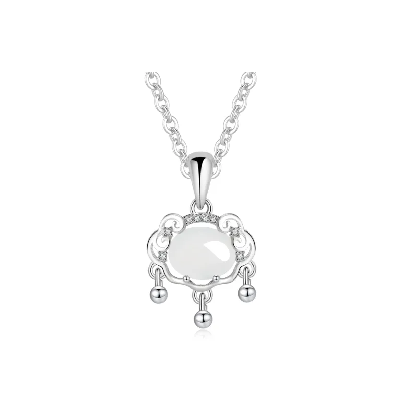 Lao Feng Xiang Chalcedony Necklaces Women's-0