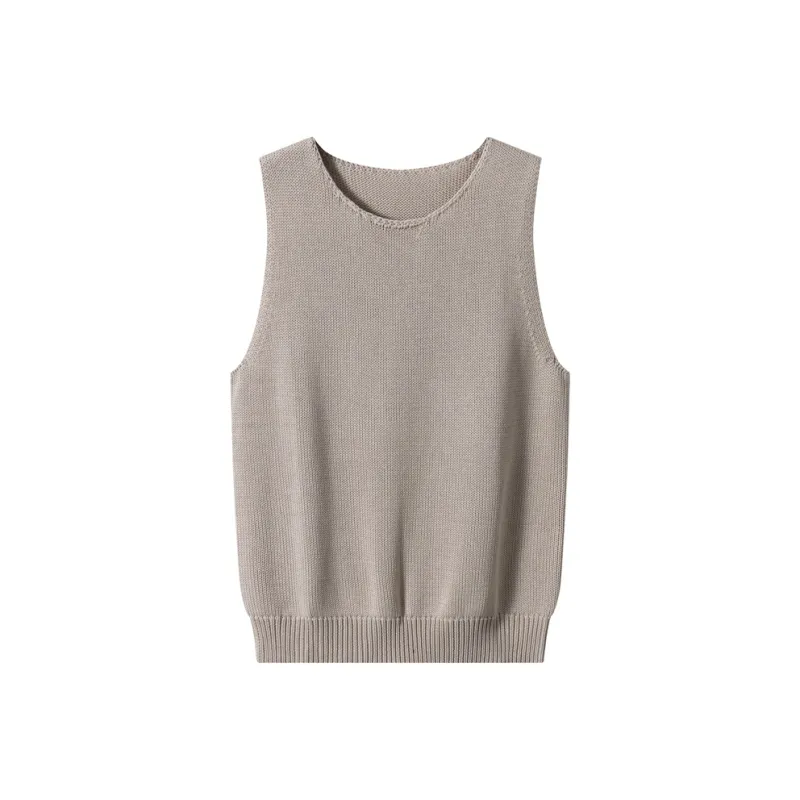 MOSIIMORII Tank Top Women's Beige-0