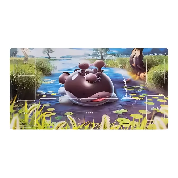 POKEMON Collectible Trading Game PTCG Miracle Journey, Rubber Battle Card Mat Card Accessories 1 Pc-0