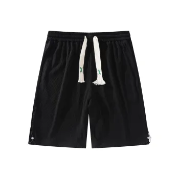 LTIFONE Casual Shorts Unisex Black